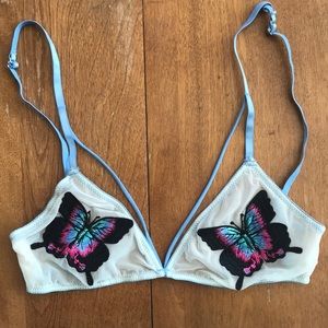 NEW UO Strappy Butterfly Bralette Size S